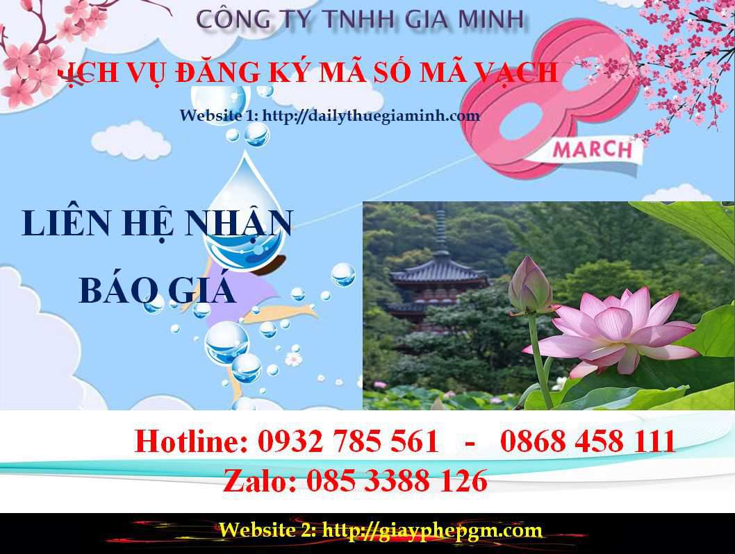 Đăng ký mã vạch tại Phú Yên 6 Chi phí đăng ký mã vạch