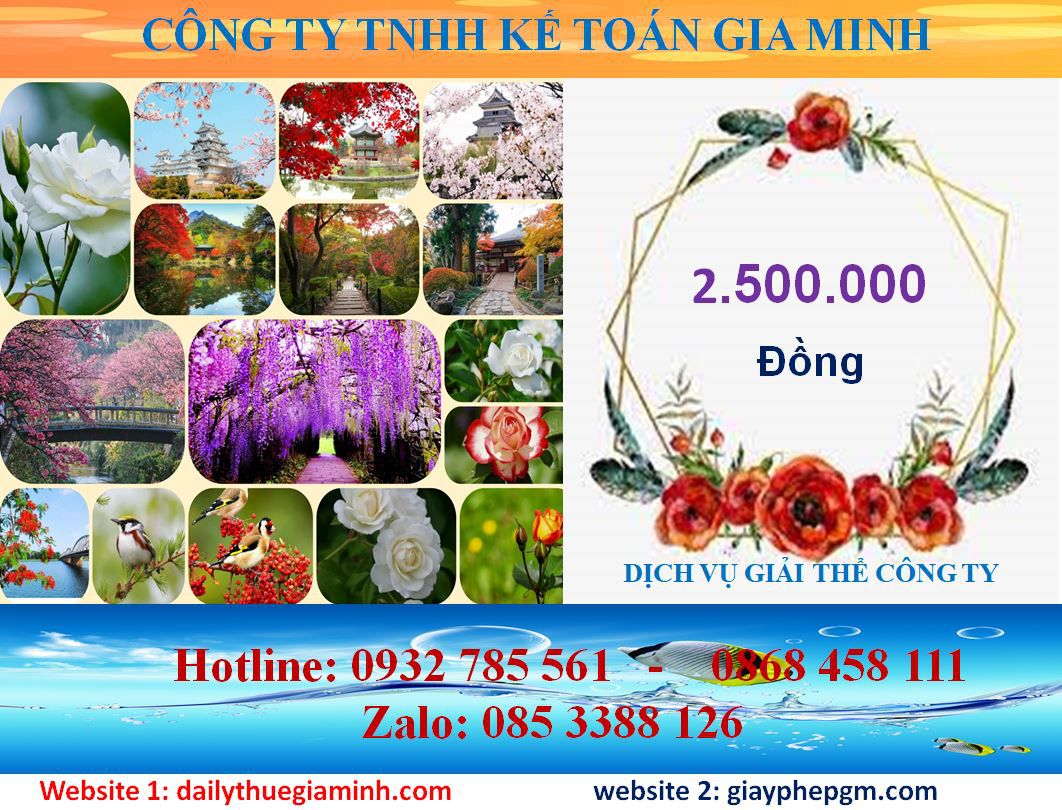 Giải thể công ty ở TPHCM 2 Chi phí giải thể công ty ở TPHCM