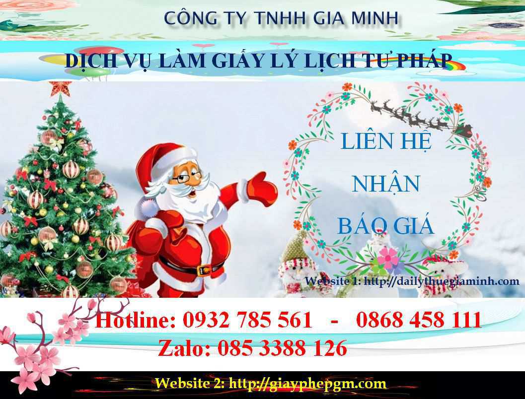 Dịch vụ làm giấy lý lịch tư pháp Đà Nẵng 5 Chi phí làm giấy lý lịch tư pháp Đà Nẵng