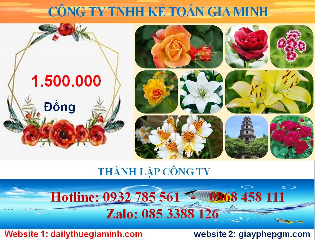 Chi phí mở công ty ở Hòa Bình