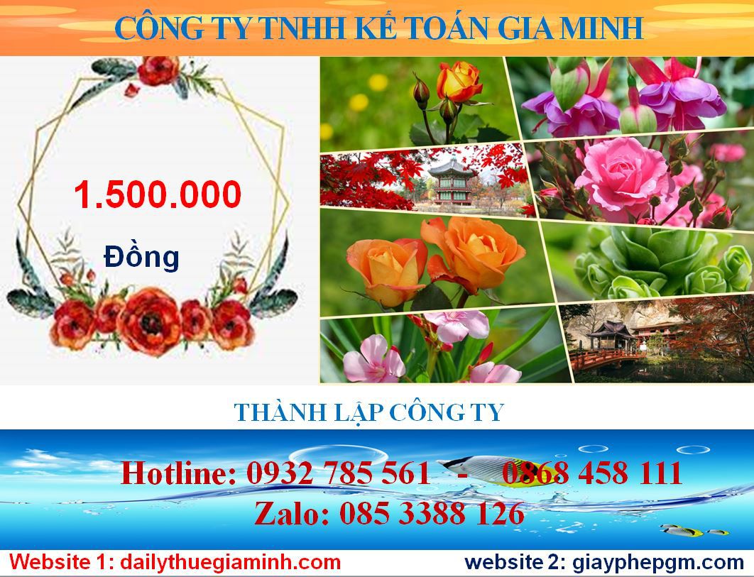 Chi phí mở công ty ở Huyện Phúc Thọ
