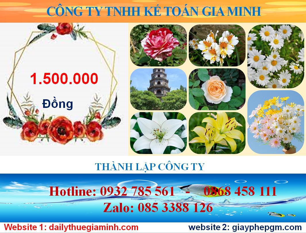 Dịch vụ mở công ty ở Kiên Giang 5 Chi phí mở công ty ở Kiên Giang