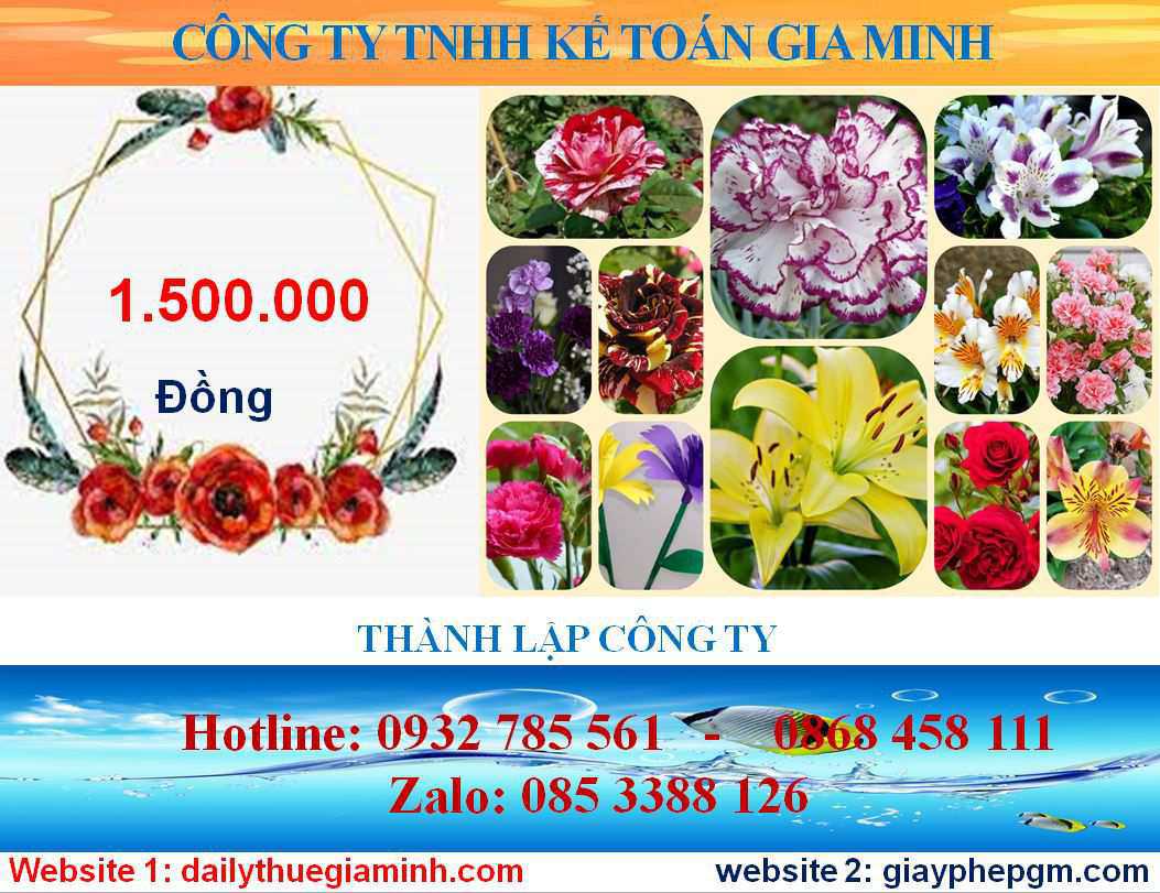 Dịch vụ mở công ty ở Lào Cai 5 Chi phí mở công ty ở Lào Cai
