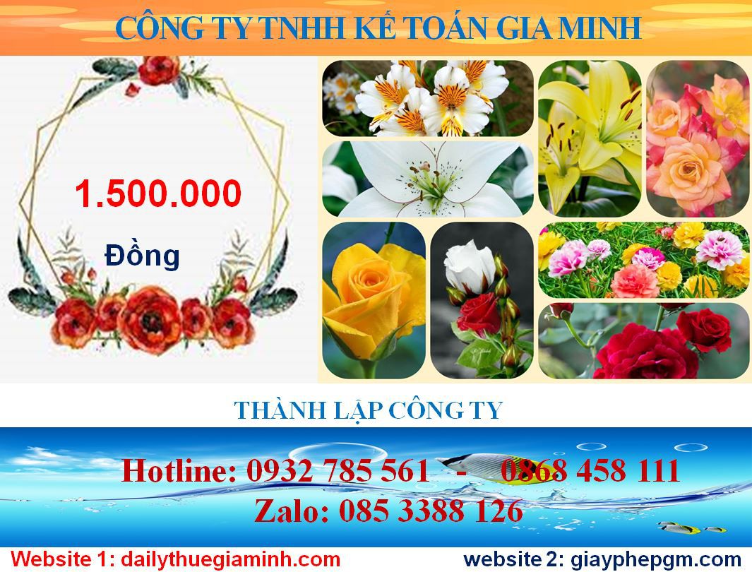 Dịch vụ mở công ty ở Quảng Trị 5 Chi phí mở công ty ở Quảng Trị