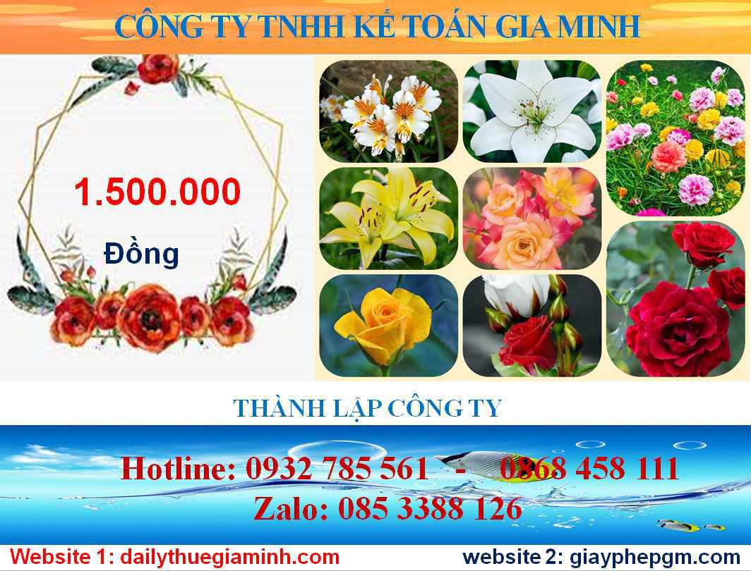 Dịch vụ mở công ty ở Thành phố Hồ Chí Minh 5 Chi phí mở công ty ở Thành phố Hồ Chí Minh