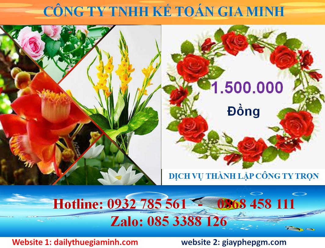 Chi tiết thủ tục mở công ty tại Cần Thơ 17 Chi phí thành lập công ty tại Cần Thơ
