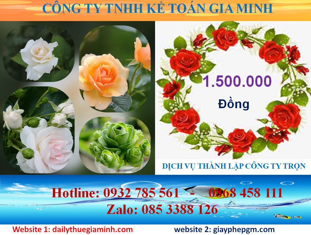 Dịch vụ mở công ty tại Hà Giang 5 Chi phí thành lập công ty tại Hà Giang