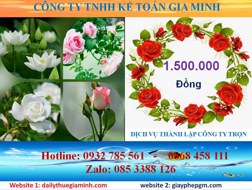 Dịch vụ mở công ty tại Sơn La 5 Chi phí thành lập công ty tại Sơn La
