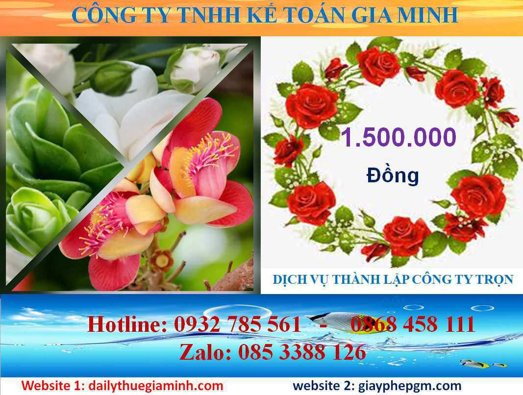 Dịch vụ mở công ty tại Thành Phố Hồ Chí Minh 5 Chi phí thành lập công ty tại Thành Phố Hồ Chí Minh