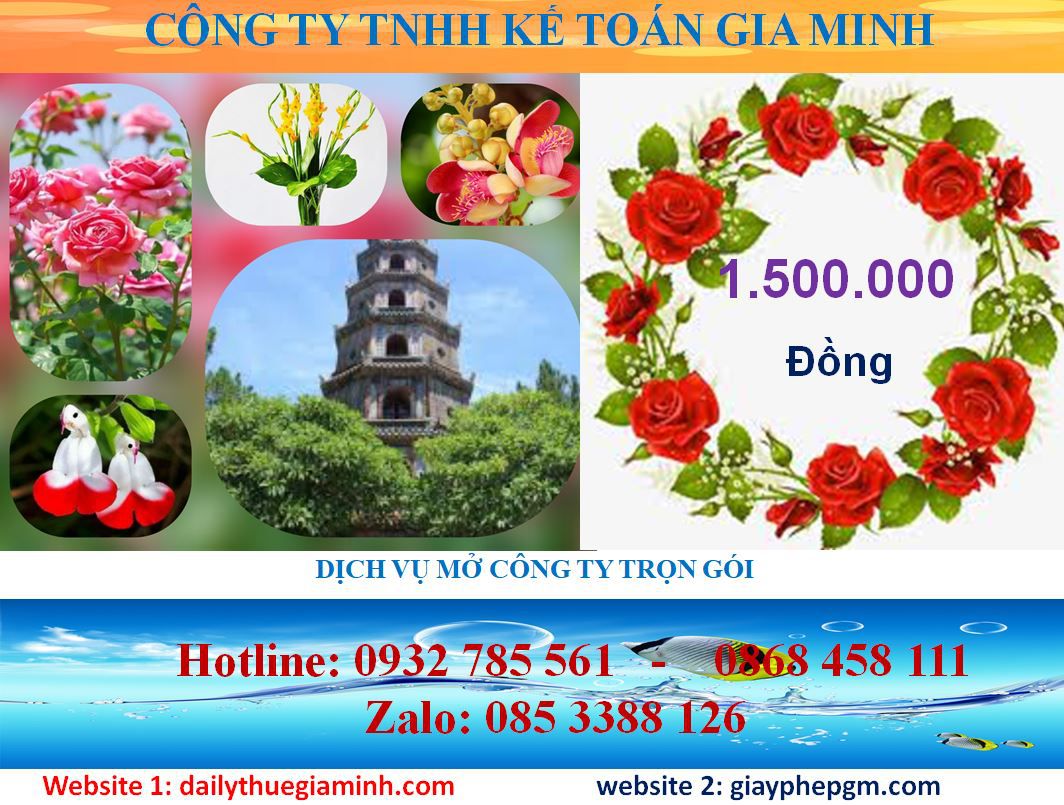 Mở công ty trọn gói ở Huyện Củ Chi 5 Chi phí mở công ty trọn gói ở Huyện Củ Chi