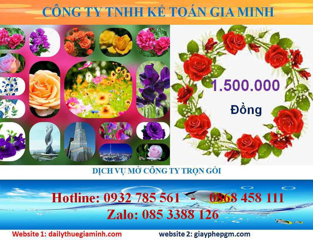 Mở công ty trọn gói ở TPHCM 5 Chi phí mở doanh nghiệp trọn gói ở TPHCM