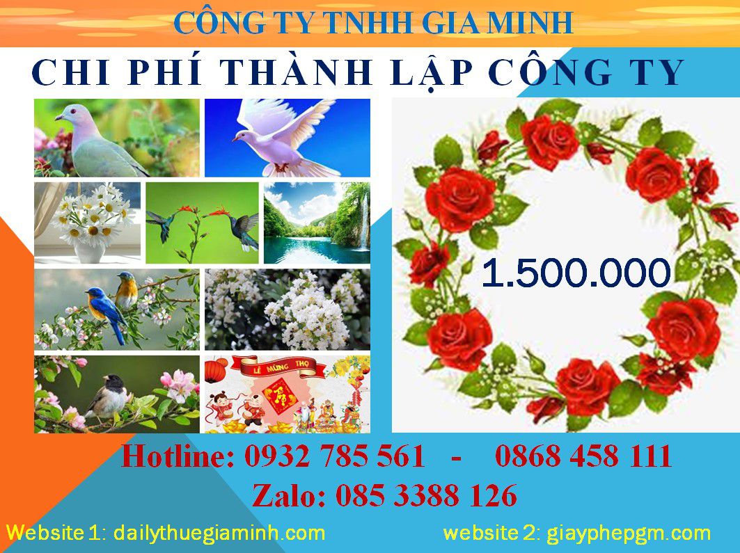 Chi phí thành lập công ty Bắc Kạn