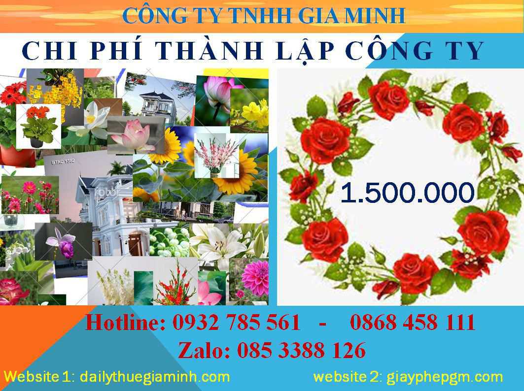 Dịch vụ thành lập công ty Lào Cai 5 Chi phí thành lập công ty Lào Cai