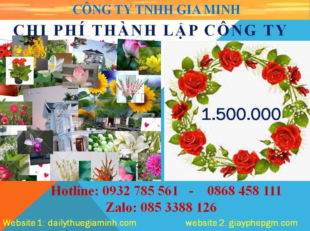 Dịch vụ thành lập công ty Ninh Bình 5 Chi phí thành lập công ty Ninh Bình
