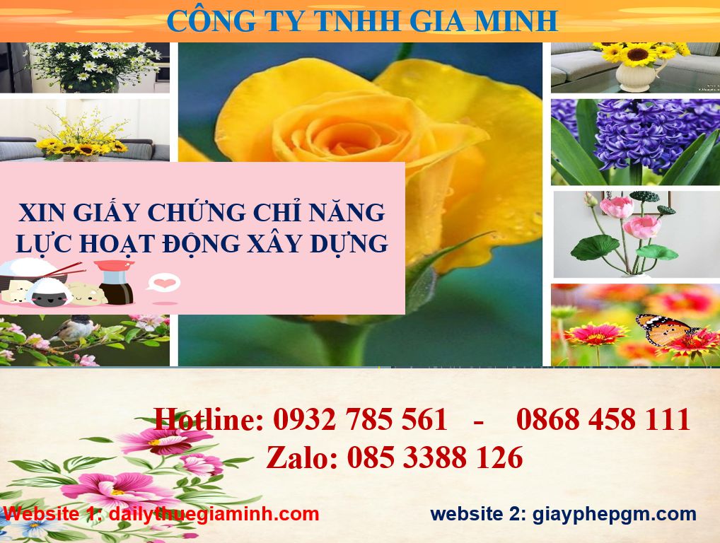 Dịch vụ cấp chứng chỉ năng lực xây dựng hạng III tại Huyện Dầu Tiếng 4 Dịch vụ cấp chứng chỉ năng lực xây dựng hạng III tại Huyện Dầu Tiếng
