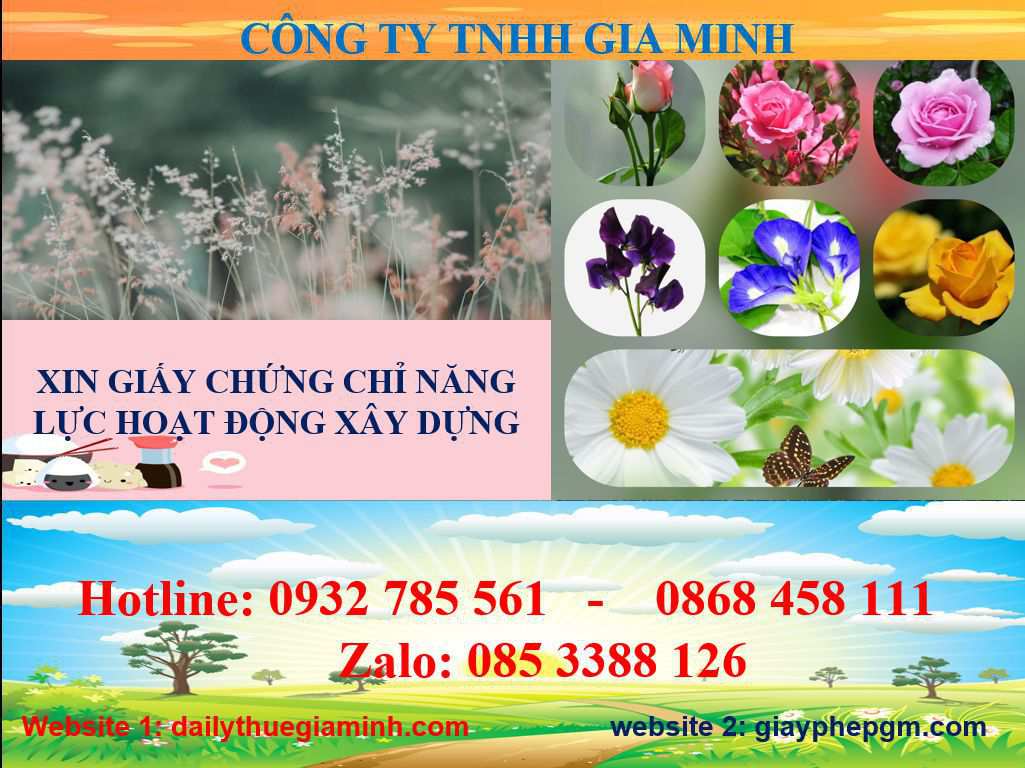 Dịch vụ cấp chứng chỉ năng lực xây dựng hạng III tại Thị xã Bến Cát 4 Dịch vụ cấp chứng chỉ năng lực xây dựng hạng III tại Thị xã Bến Cát