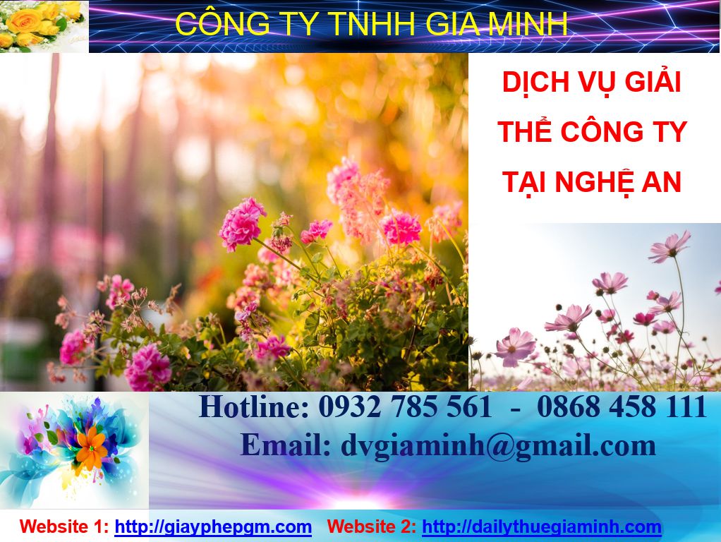 Dịch vụ giải thể công ty tại Nghệ An 4 Thủ tục giải thể công ty tại Nghệ An