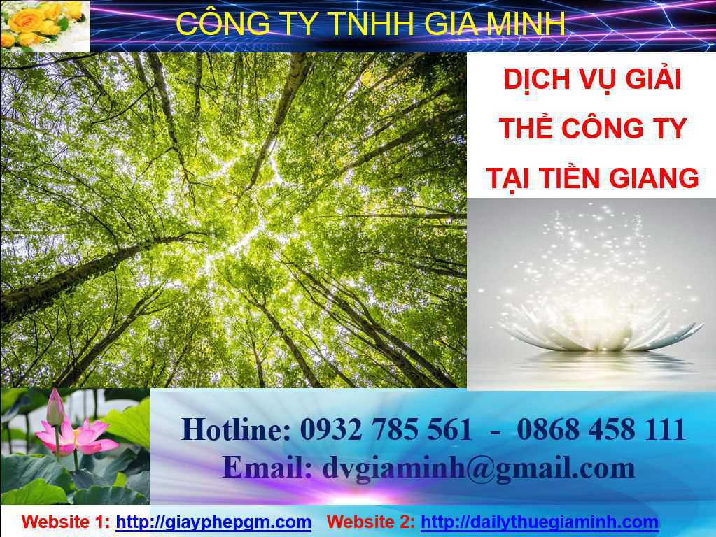 Dịch vụ giải thể công ty tại Tiền Giang 4 Thủ tục giải thể công ty tại Tiền Giang