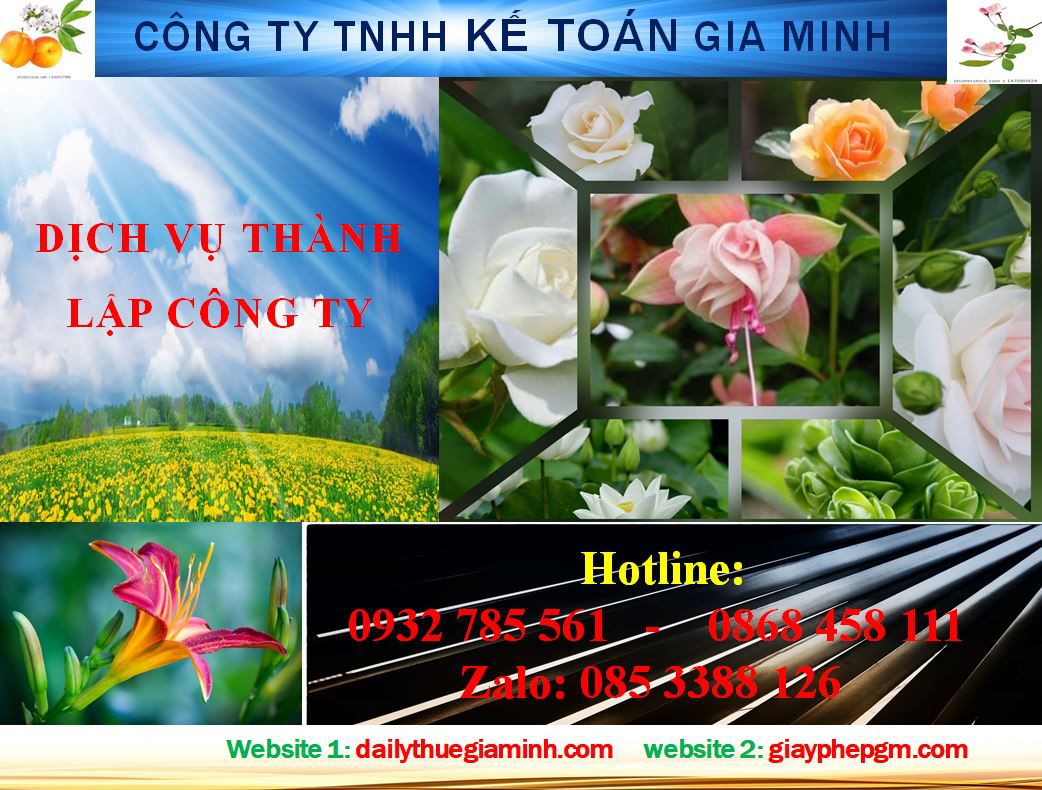 Dịch vụ mở công ty tại Sơn La 4 Thủ tục mở công ty ở Sơn La