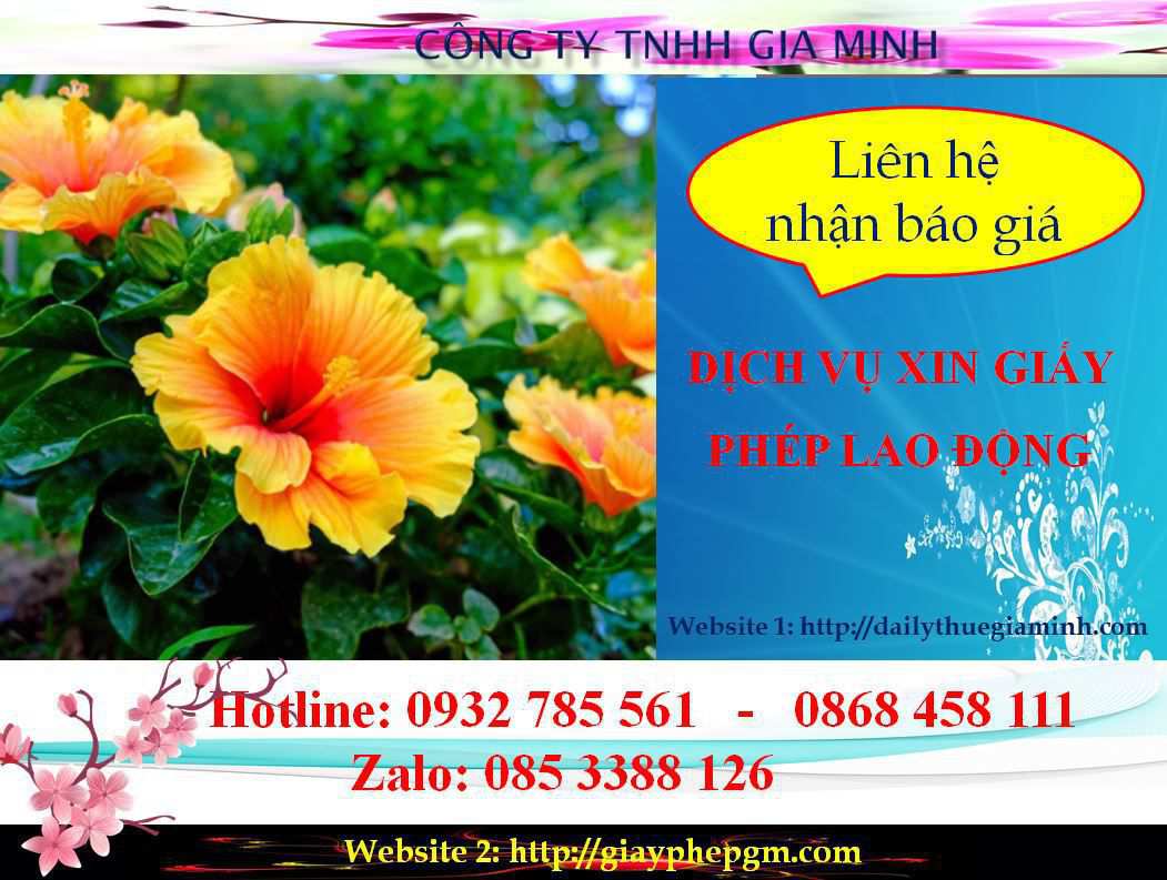Chi phí xin giấy phép lao động Bắc Giang