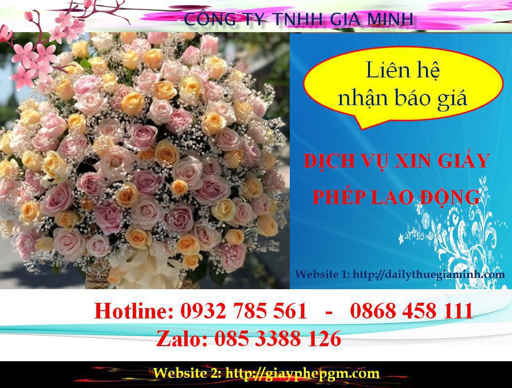 Dịch vụ xin giấy phép lao động Hà Giang 5 Chi phí xin giấy phép lao động Hà Giang
