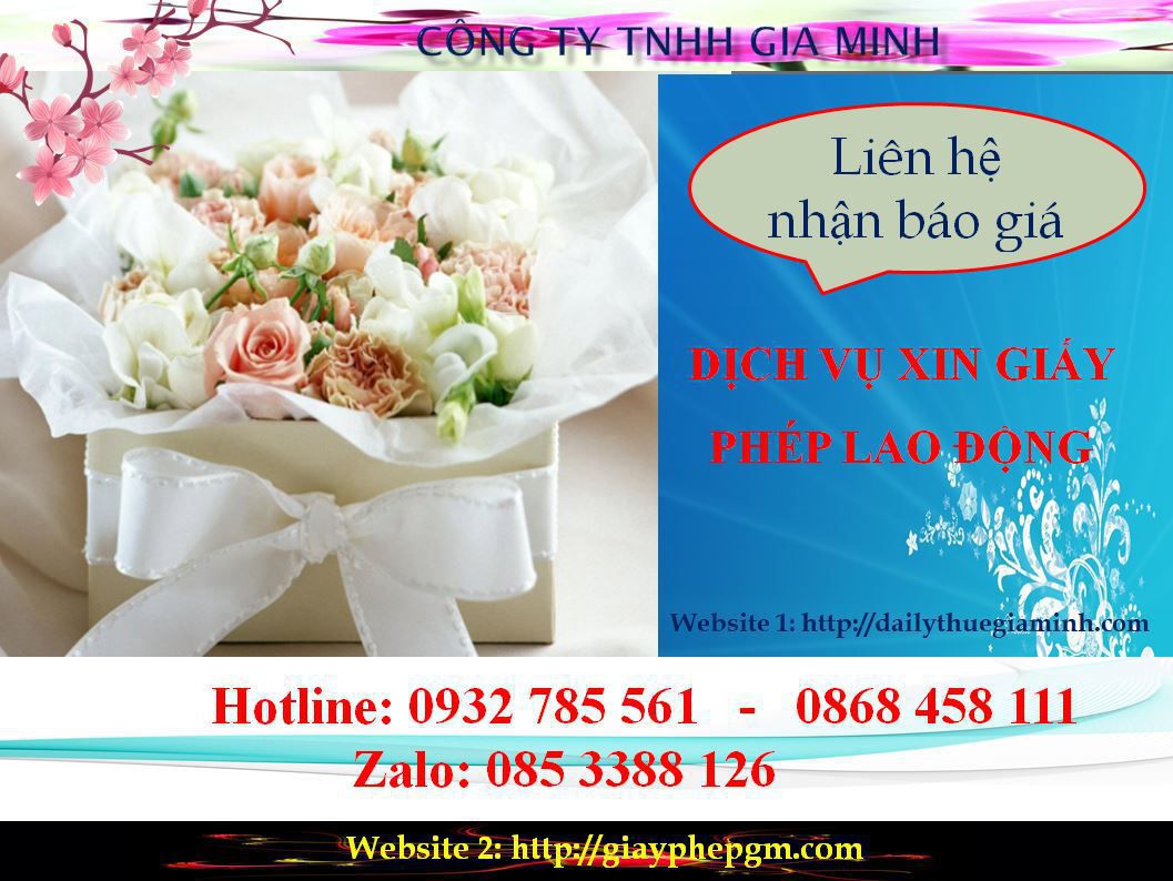 Dịch vụ xin giấy phép lao động Hà Nội 11 Chi phí xin giấy phép lao động Hà Nội