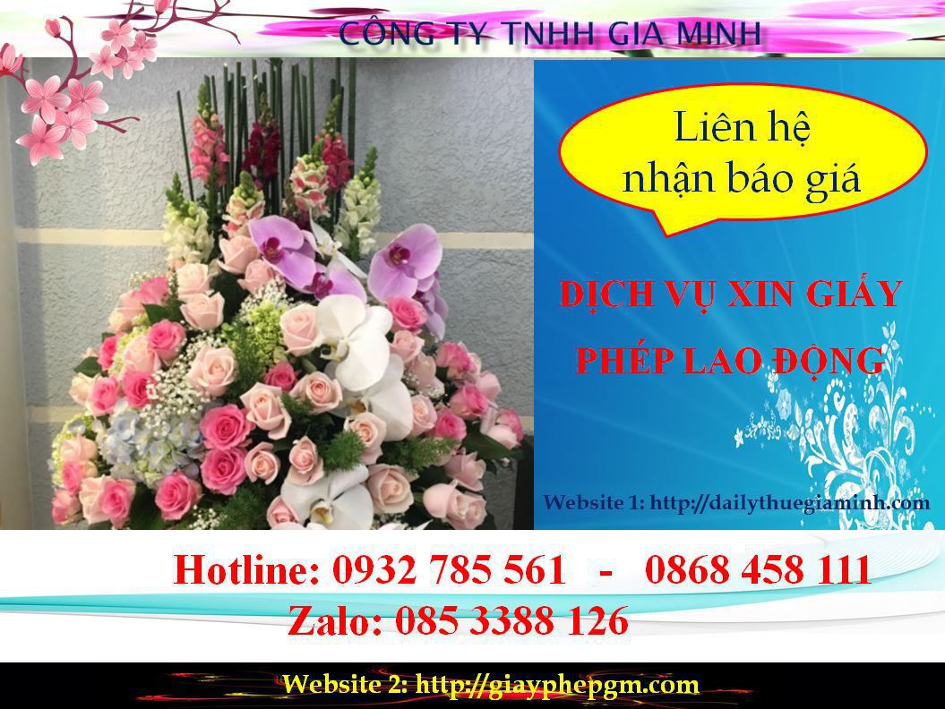 Dịch vụ xin giấy phép lao động Quảng Nam 5 Chi phí xin giấy phép lao động Quảng Nam