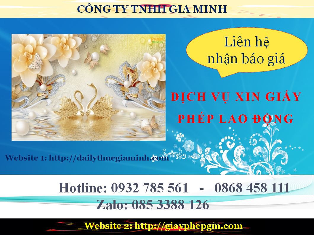 Dịch vụ xin giấy phép lao động Yên Bái 5 Chi phí xin giấy phép lao động Yên Bái