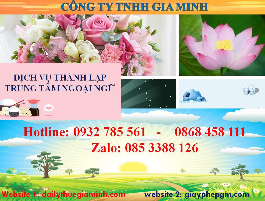 Chi phí thành lập trung tâm ngoại ngữ Hải Dương 4 Thủ tục thành lập trung tâm ngoại ngữ Hải Dương