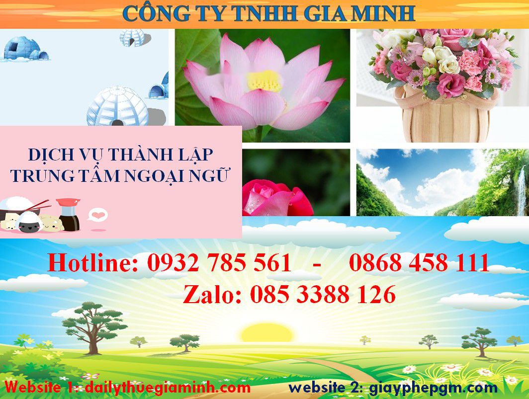 Chi phí thành lập trung tâm ngoại ngữ Hải Phòng 4 Thủ tục thành lập trung tâm ngoại ngữ Hải Phòng
