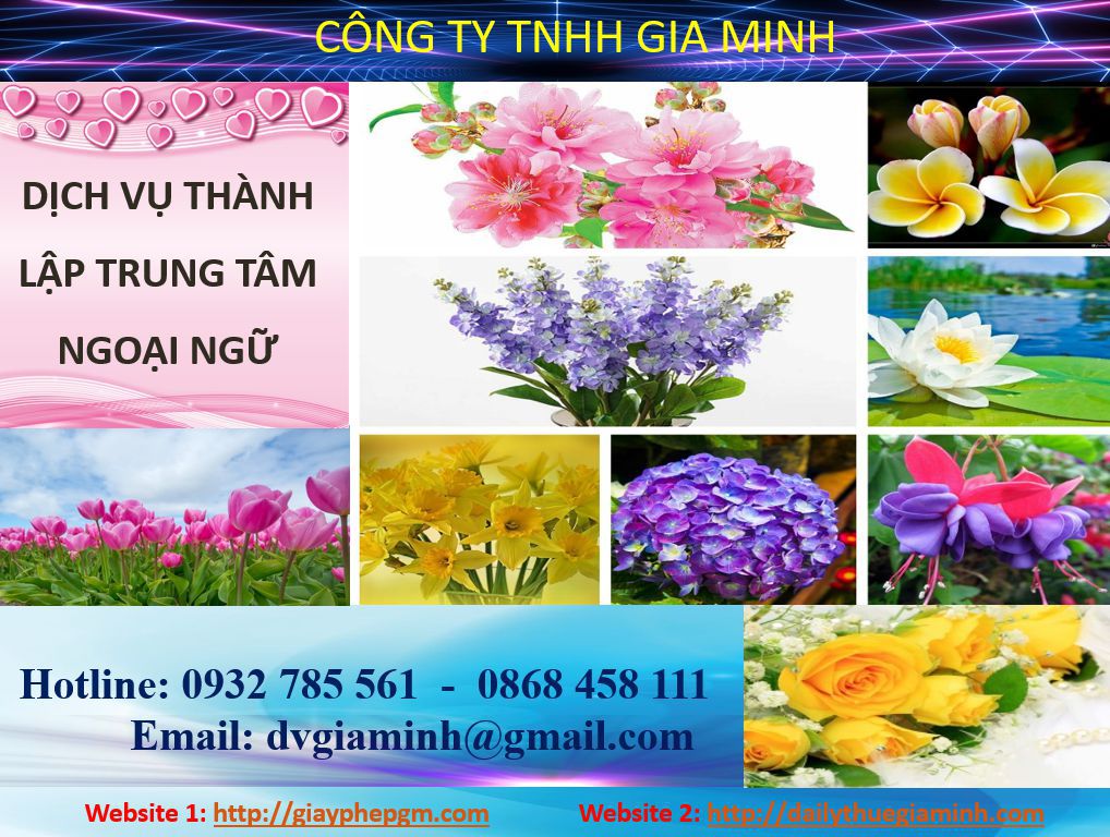 Chi phí thành lập trung tâm ngoại ngữ Huế 8 Thủ tục thành lập trung tâm ngoại ngữ Huế