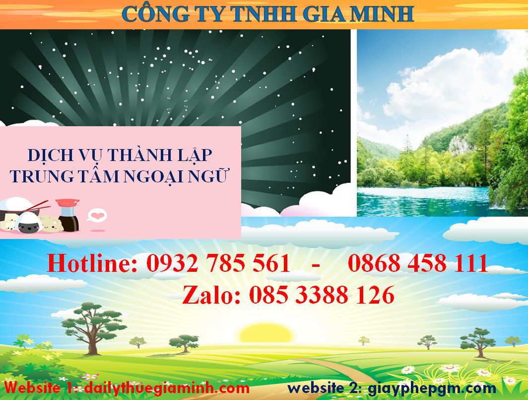Thủ tục thành lập trung tâm ngoại ngữ Thái Nguyên
