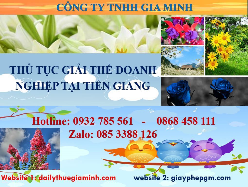 Thủ tục giải thể doanh nghiệp tại Tiền Giang 4 Thủ tục giải thể công ty tại Tiền Giang