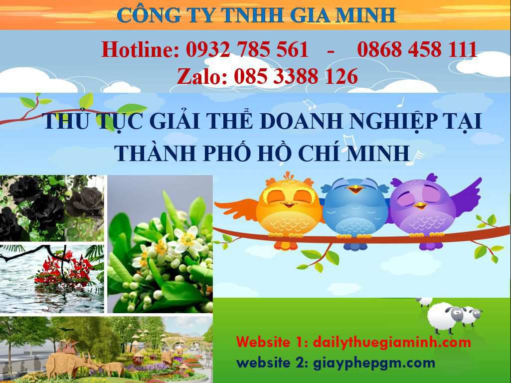 Thủ tục giải thể doanh nghiệp tại Thành Phố Hồ Chí Minh 4 Thủ tục giải thể công ty tại Thành Phố Hồ Chí Minh