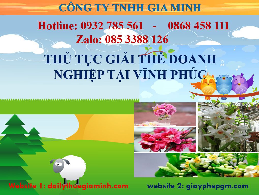 Thủ tục giải thể doanh nghiệp tại Vĩnh Phúc 4 Thủ tục giải thể công ty tại Vĩnh Phúc