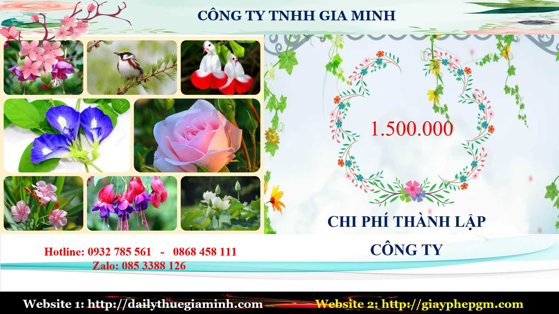 Chi phí thành lập doanh nghiệp tại Quận 3