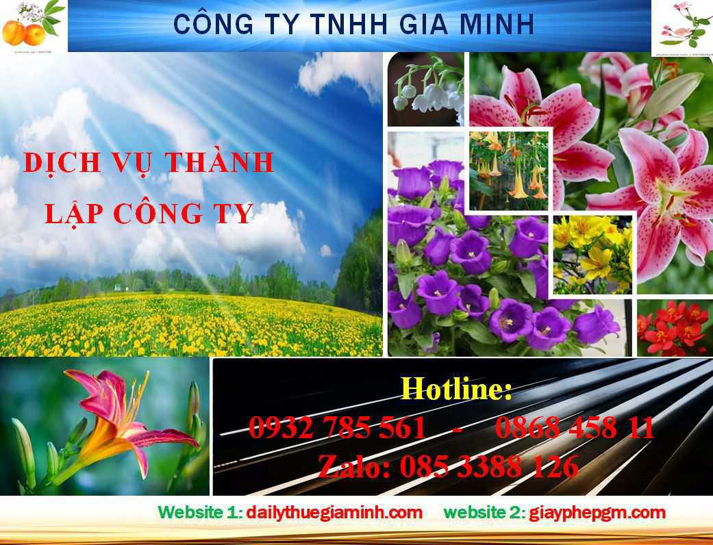 Dịch vụ thành lập công ty Yên Bái 4 Thủ tục thành lập công ty Yên Bái