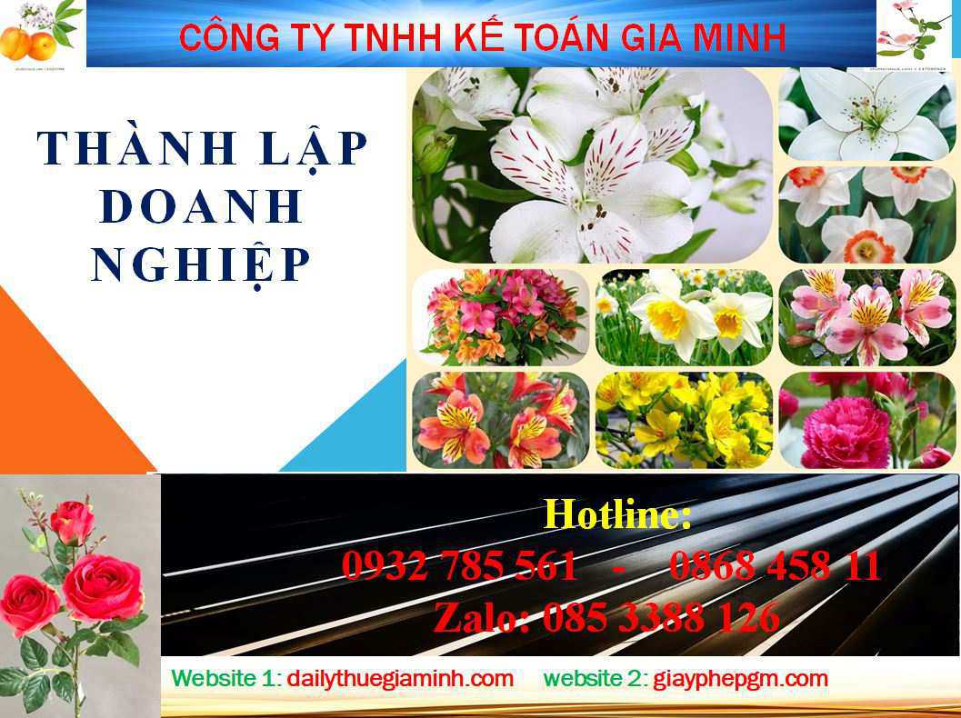 Dịch vụ thành lập doanh nghiệp tại Quận 12 4 Thủ tục thành lập doanh nghiệp tại Quận 12