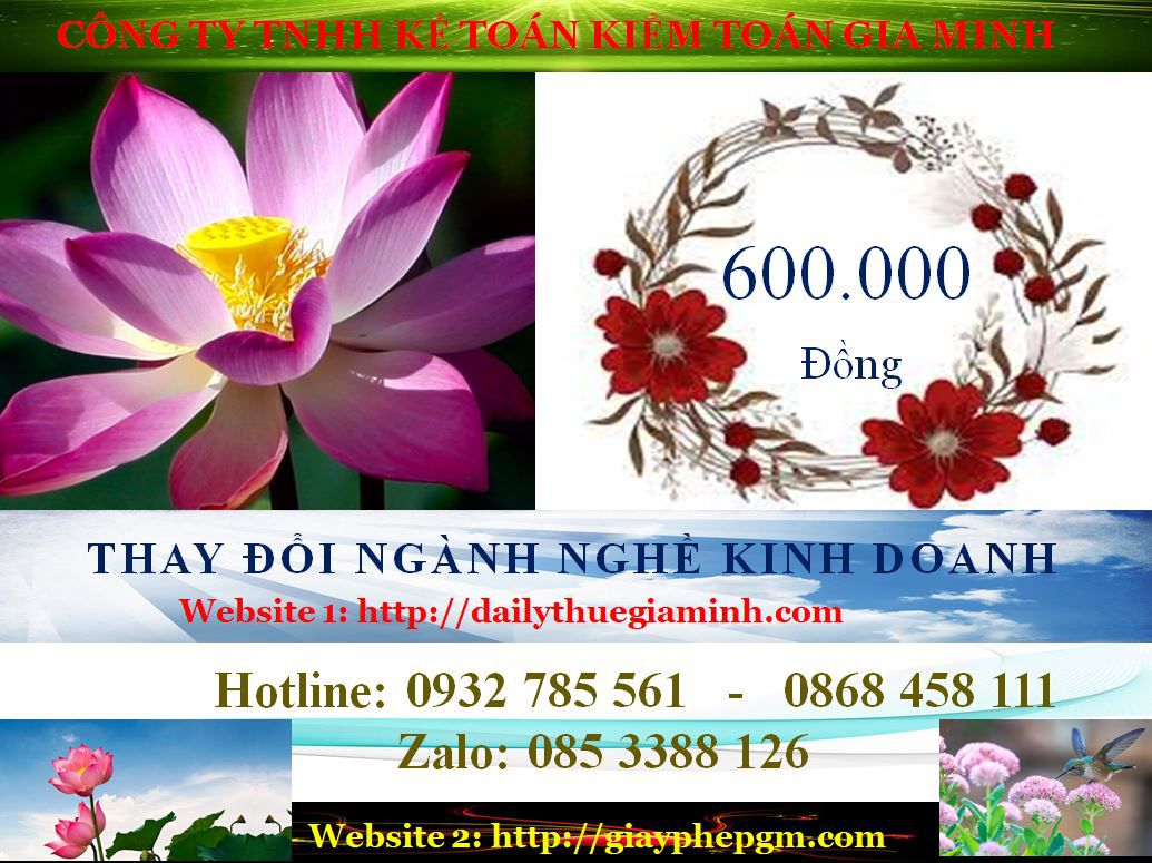 Thay đổi ngành nghề kinh doanh Cần Thơ 11 Chi phí thay đổi ngành nghề kinh doanh tại cần thơ