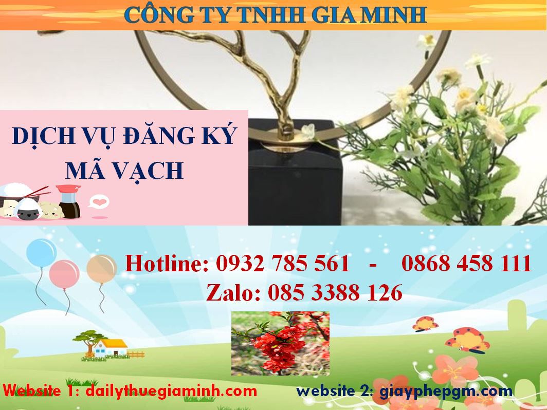 Đăng ký mã vạch tại Hải Dương 8 Thủ tục đăng ký mã vạch