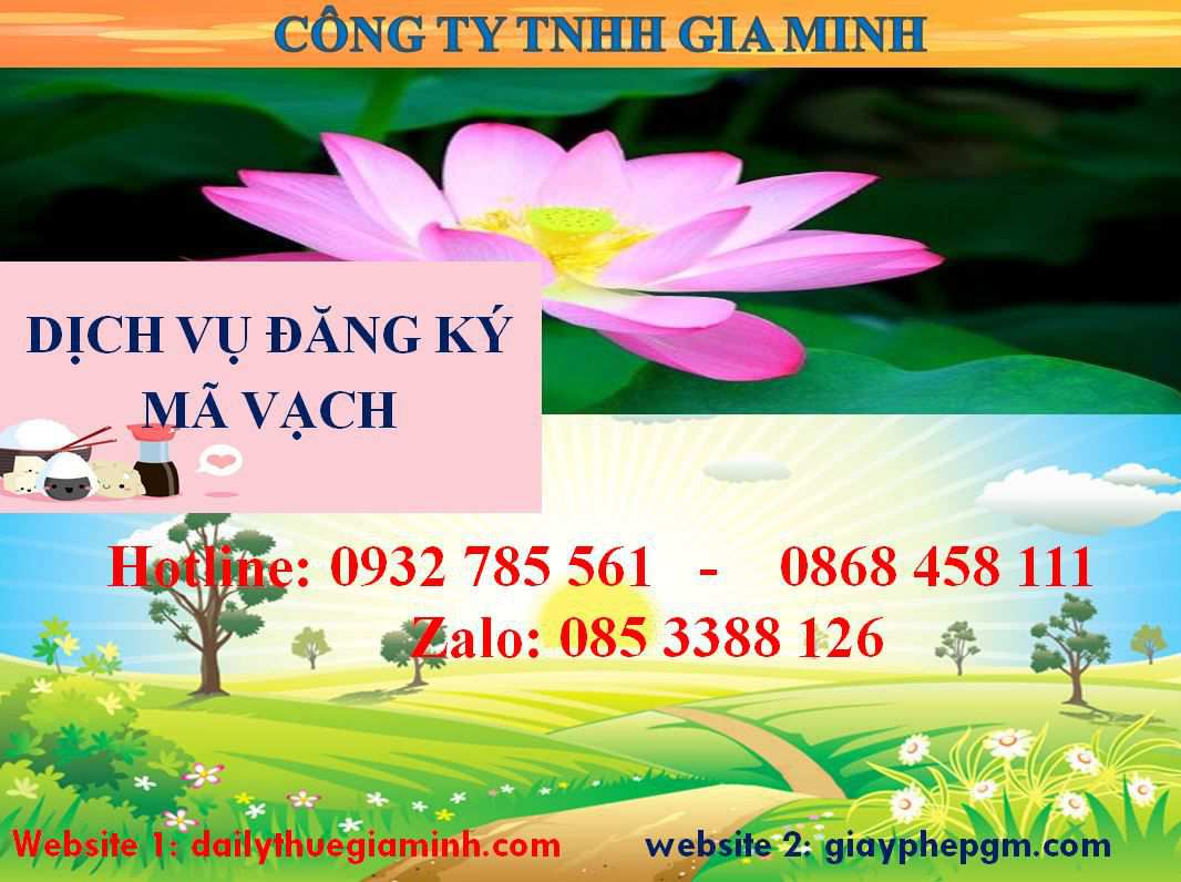 Đăng ký mã vạch tại Khánh Hòa 5 Thủ tục đăng ký mã vạch