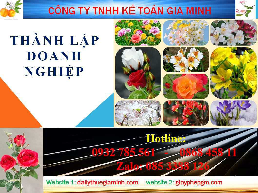Dịch vụ mở công ty ở Sơn La 4 Thủ tục mở công ty ở Sơn La