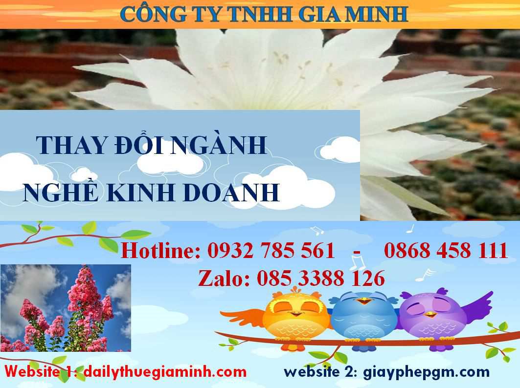 Thay đổi ngành nghề kinh doanh Cần Thơ 7 Thủ tục thay đổi ngành nghề kinh doanh tại cần thơ