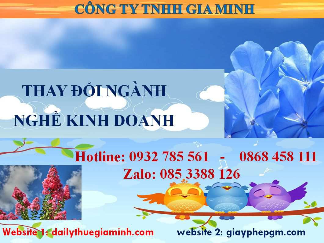 Thay đổi ngành nghề kinh doanh Khánh Hòa 4 Thủ tục thay đổi ngành nghề kinh doanh tại Khánh Hòa