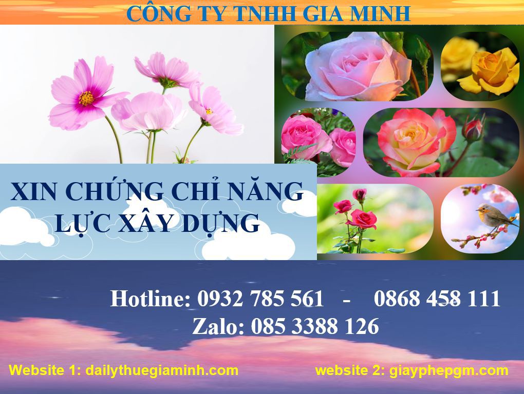 Xin giấy chứng chỉ năng lực xây dựng tại Hà Nam