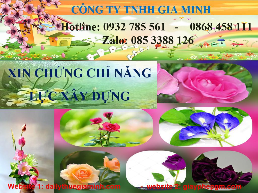 Xin giấy chứng chỉ năng lực xây dựng tại Tuyên Quang