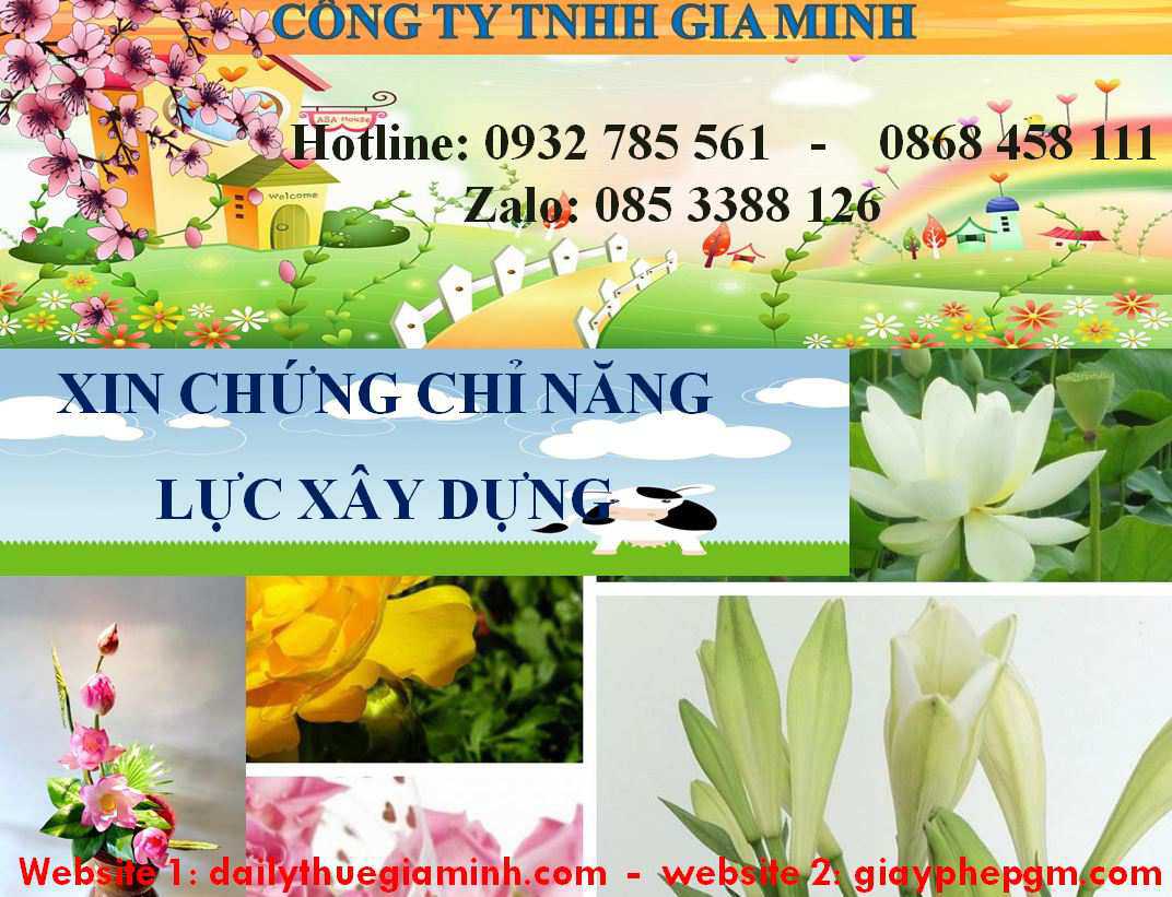 Dịch vụ cấp chứng chỉ năng lực xây dựng hạng III tại TPHCM