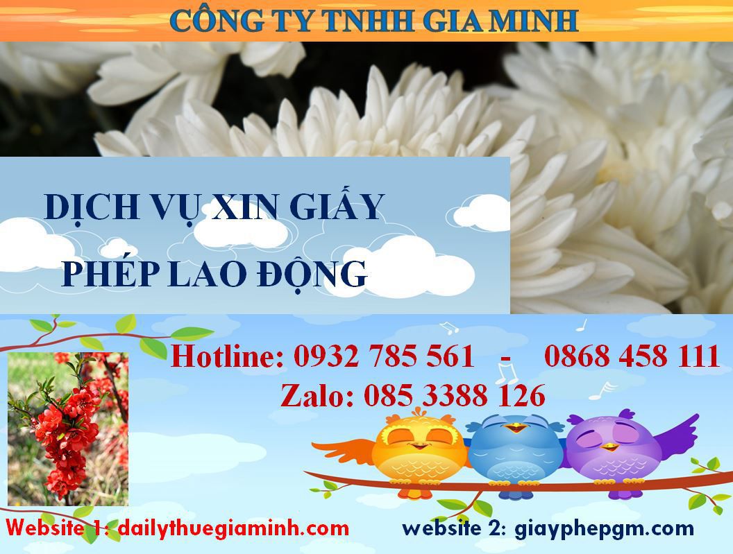 Dịch vụ xin giấy phép lao động Bạc Liêu 4 Thủ tục xin giấy phép lao động Bạc Liêu