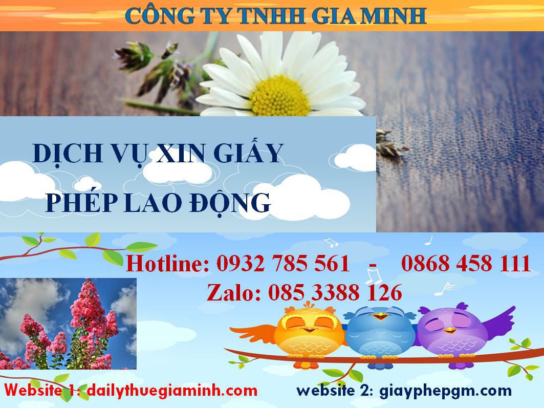 Dịch vụ xin giấy phép lao động Cà Mau 4 Thủ tục xin giấy phép lao động Cà Mau