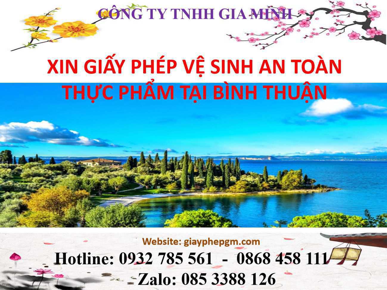 Xin giấy phép vệ sinh an toàn thực phẩm Bình Thuận 4 Thủ tục xin giấy phép vệ sinh an toàn thực phẩm Bình Thuận